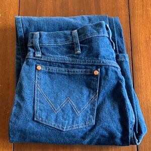 Wrangler Dark Blue Denim Jeans